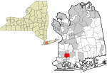 Nassau County New York incorporated and unincorporated areas Lynbrook highlighted